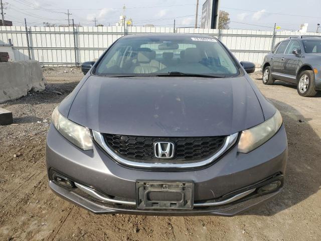 19XFB2F97EE053590 - 2014 HONDA CIVIC EXL ვერცხლისფერი ფოტო 5