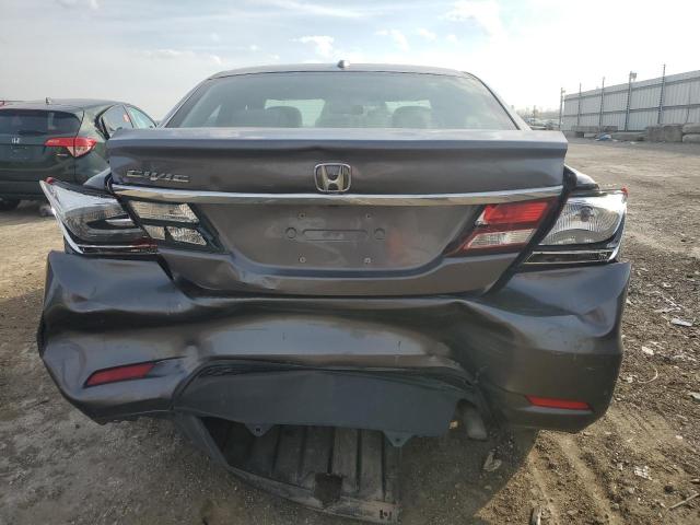 19XFB2F97EE053590 - 2014 HONDA CIVIC EXL ვერცხლისფერი ფოტო 6