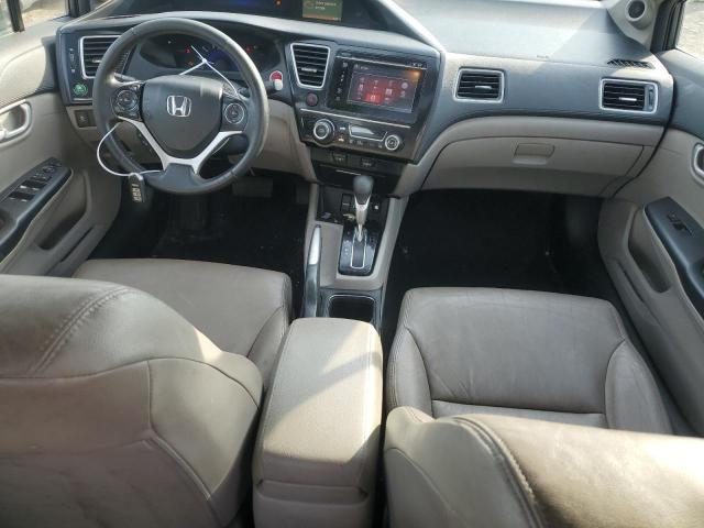 19XFB2F97EE053590 - 2014 HONDA CIVIC EXL ვერცხლისფერი ფოტო 8
