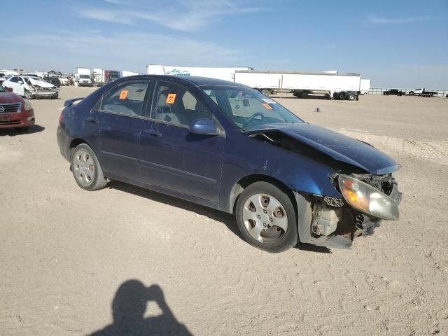 KNAFE221795621472 - 2009 KIA SPECTRA EX BLUE photo 4