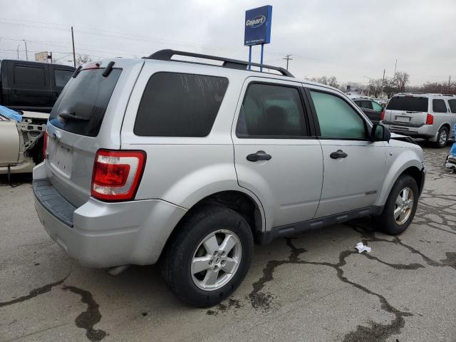 1FMCU03178KD48735 - 2008 FORD ESCAPE XLT SILVER photo 3