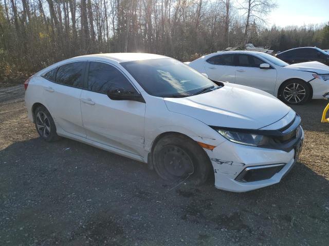 2HGFC2F50LH014756 - 2020 HONDA CIVIC LX WHITE photo 4