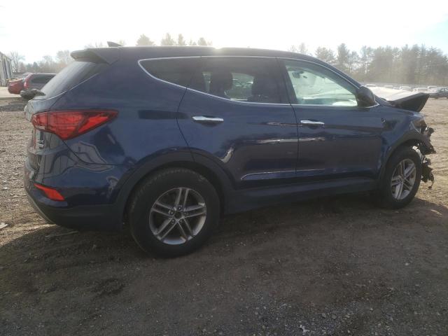 5XYZTDLB7HG457624 - 2017 HYUNDAI SANTA FE S BLUE photo 3