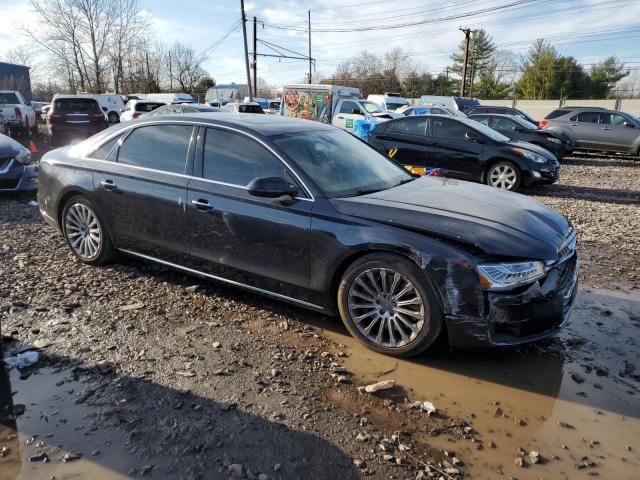 WAU3GAFD3FN033236 - 2015 AUDI A8 L QUATTRO BLACK photo 4