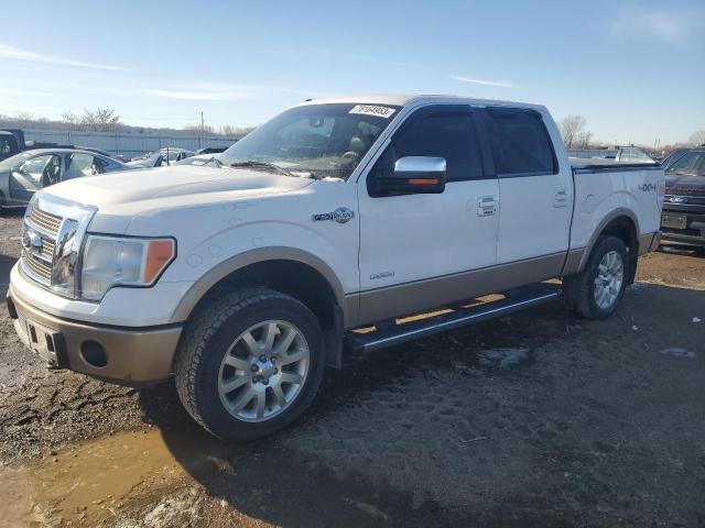 1FTFW1ET3CKD61572 - 2012 FORD F150 SUPERCREW WHITE photo 1