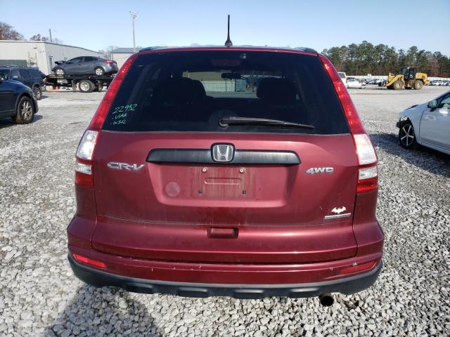 5J6RE4H49BL122973 - 2011 HONDA CR-V SE RED photo 6