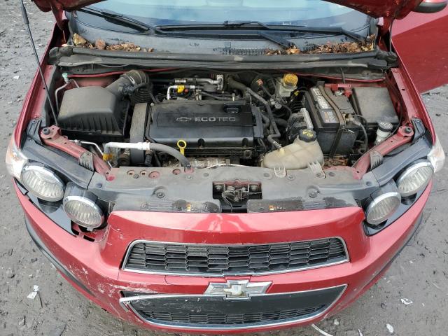 1G1JA5SH8C4116635 - 2012 CHEVROLET SONIC LS RED photo 11