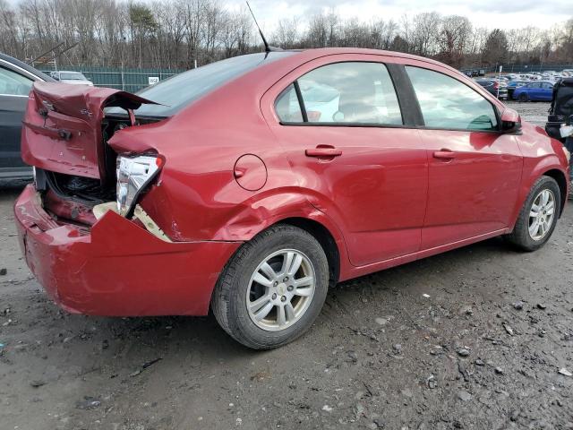 1G1JA5SH8C4116635 - 2012 CHEVROLET SONIC LS RED photo 3