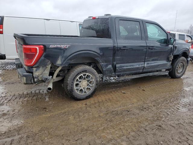 1FTEW1EP1MFA58539 - 2021 FORD F150 SUPERCREW BLACK photo 3