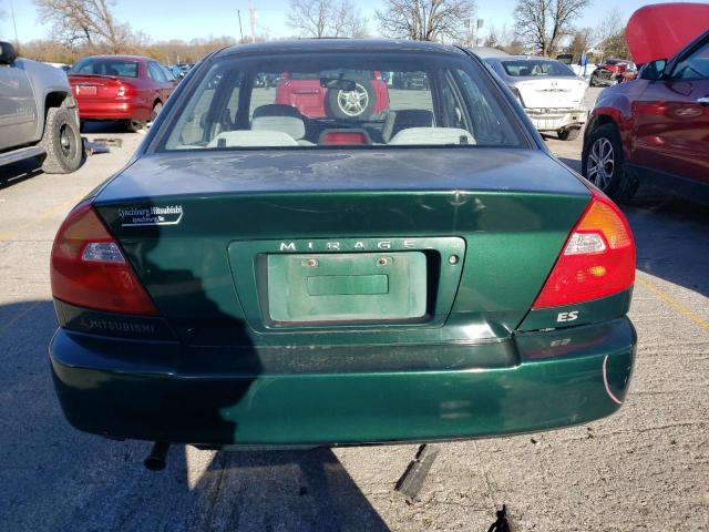 JA3AY26C61U012124 - 2001 MITSUBISHI MIRAGE ES GREEN photo 6