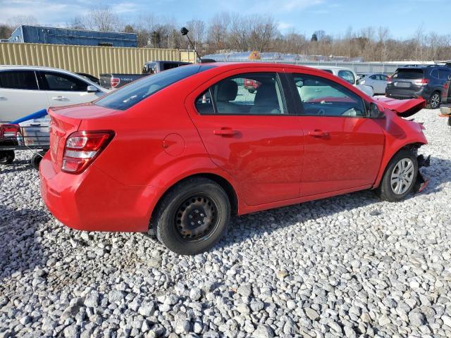 1G1JB5SH3H4174379 - 2017 CHEVROLET SONIC LS 红色 照片 3