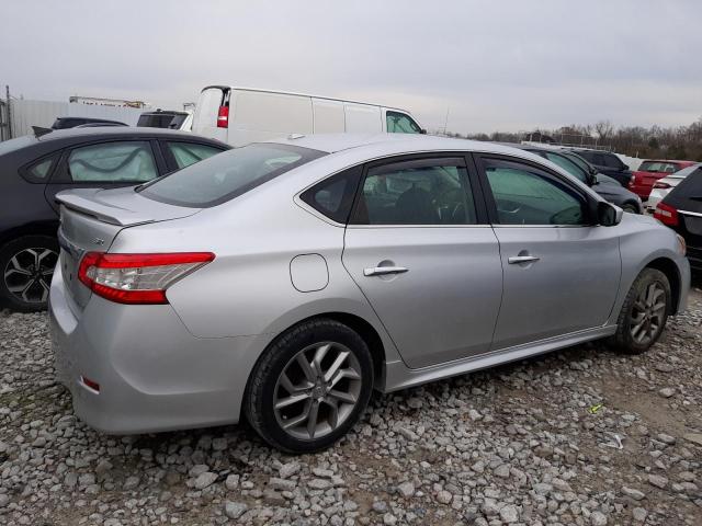 3N1AB7AP3EY287207 - 2014 NISSAN SENTRA S SILVER photo 3