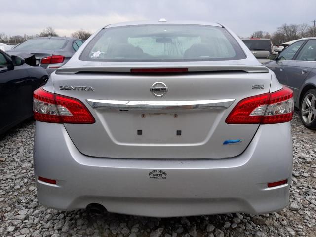 3N1AB7AP3EY287207 - 2014 NISSAN SENTRA S SILVER photo 6