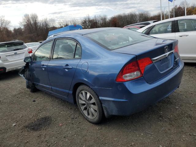 2HGFA16999H356461 - 2009 HONDA CIVIC EXL ლურჯი ფოტო 2