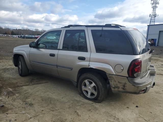 1GNDS13S822379679 - 2002 CHEVROLET TRAILBLAZE SILVER photo 2