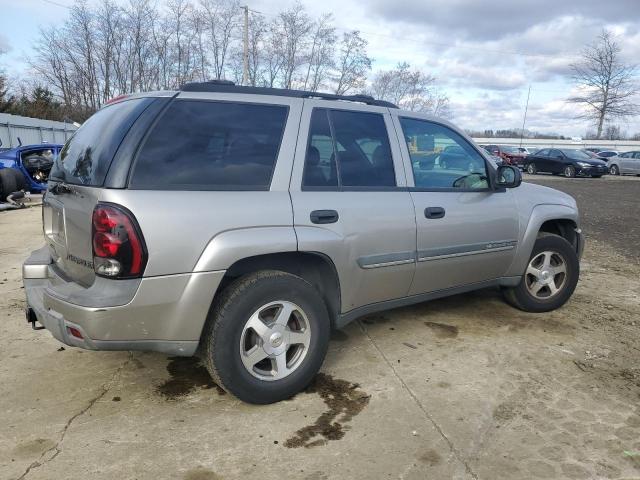 1GNDS13S822379679 - 2002 CHEVROLET TRAILBLAZE SILVER photo 3