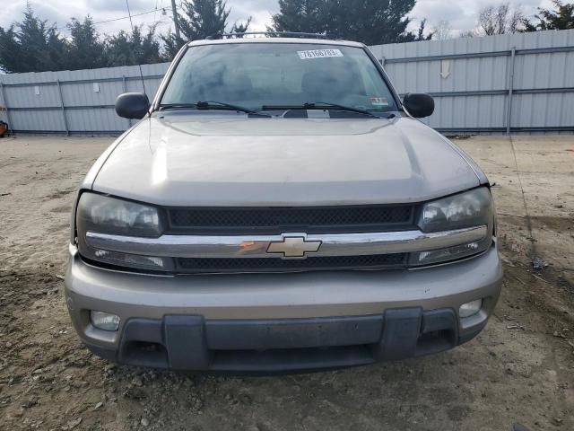 1GNDS13S822379679 - 2002 CHEVROLET TRAILBLAZE SILVER photo 5