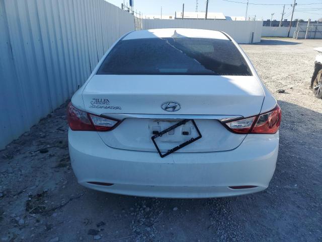 5NPEB4AC1CH327319 - 2012 HYUNDAI SONATA GLS WHITE photo 6