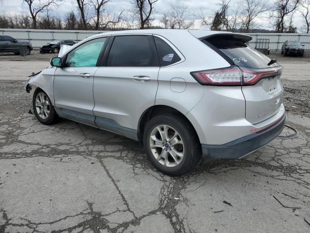 2FMTK4J83FBB19067 - 2015 FORD EDGE SEL SILVER photo 2