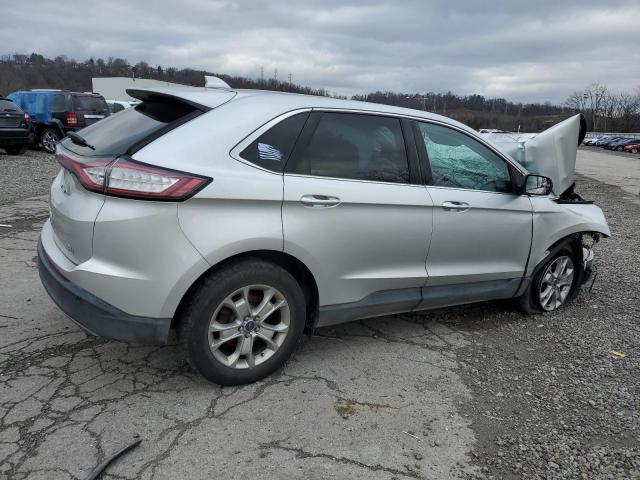 2FMTK4J83FBB19067 - 2015 FORD EDGE SEL SILVER photo 3