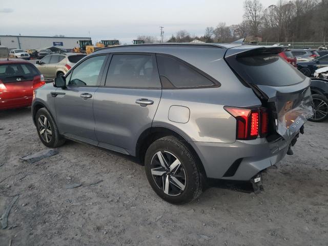 5XYRH4LF8MG036798 - 2021 KIA SORENTO EX GRAY photo 2