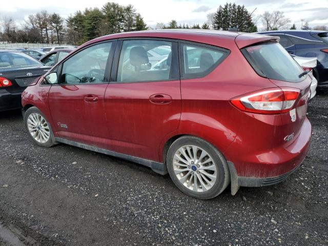 1FADP5EU5HL100519 - 2017 FORD C-MAX SE RED photo 2