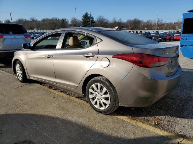 5NPDH4AE8CH067626 - 2012 HYUNDAI ELANTRA GLS GRAY photo 2