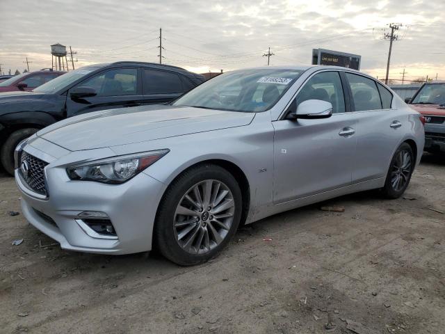 JN1EV7AP8LM207585 - 2020 INFINITI Q50 PURE SILVER photo 1