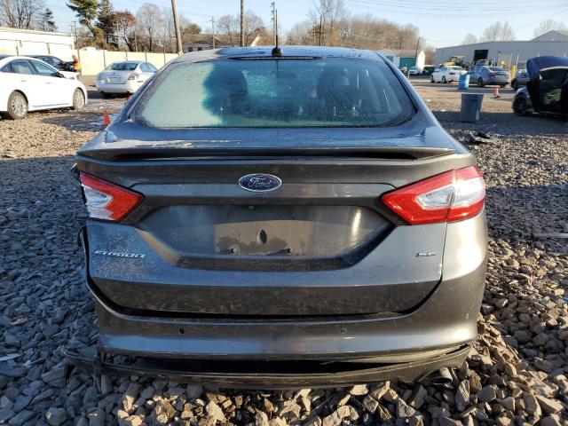 3FA6P0H7XGR222181 - 2016 FORD FUSION SE GRAY photo 6