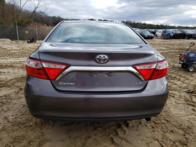 4T4BF1FK9GR547665 - 2016 TOYOTA CAMRY LE GRAY photo 6