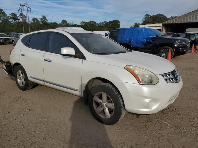 JN8AS5MT2DW508137 - 2013 NISSAN ROGUE S WHITE photo 4