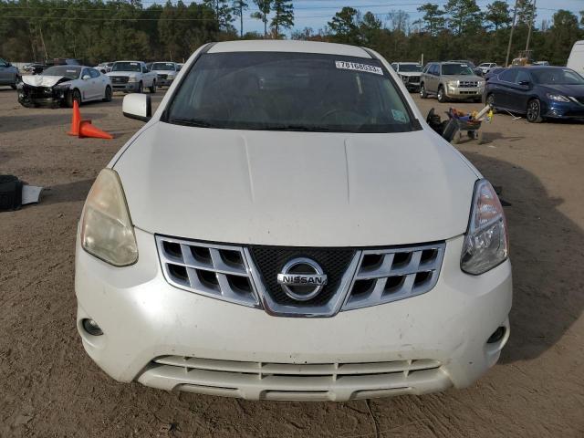 JN8AS5MT2DW508137 - 2013 NISSAN ROGUE S WHITE photo 5