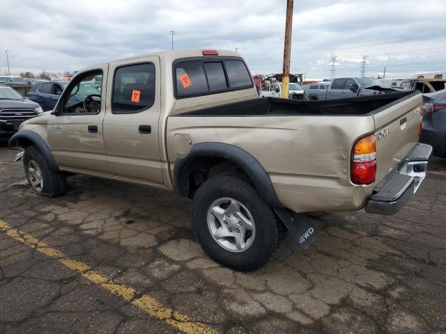 5TEHN72N84Z381284 - 2004 TOYOTA TACOMA DOUBLE CAB BEIGE photo 2