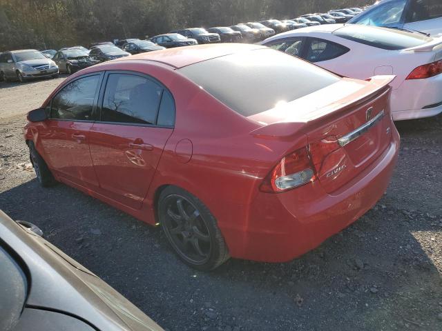 2HGFA5E50AH701838 - 2010 HONDA CIVIC SI RED photo 2