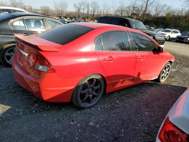 2HGFA5E50AH701838 - 2010 HONDA CIVIC SI RED photo 3