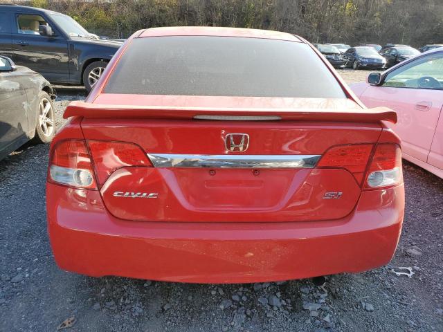 2HGFA5E50AH701838 - 2010 HONDA CIVIC SI RED photo 6