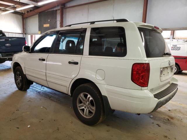 2HKYF185X4H602890 - 2004 HONDA PILOT EXL WHITE photo 2