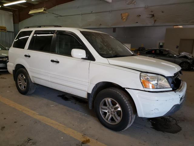 2HKYF185X4H602890 - 2004 HONDA PILOT EXL WHITE photo 4