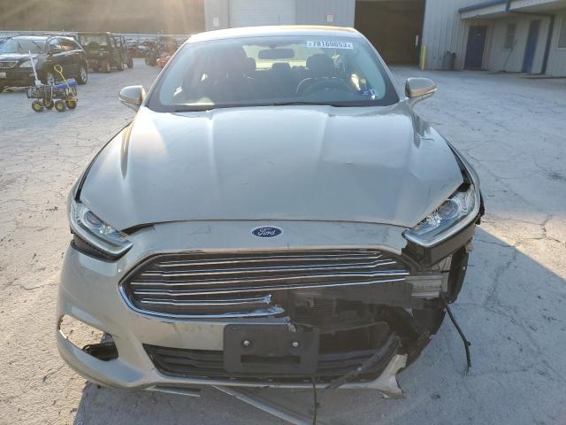 3FA6P0H75FR111293 - 2015 FORD FUSION SE GOLD photo 5