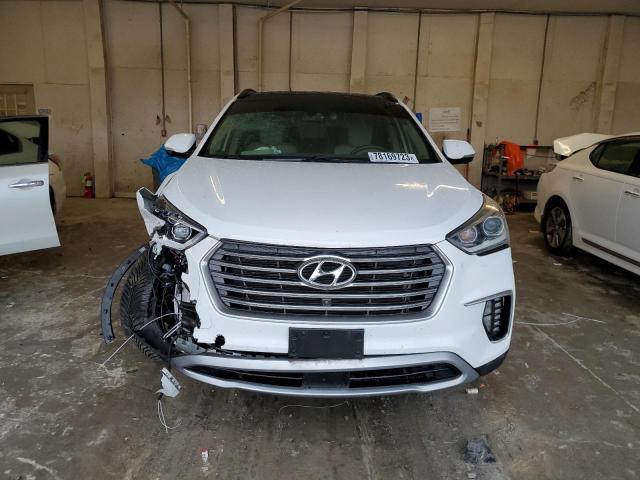 KM8SR4HF2KU305229 - 2019 HYUNDAI SANTA FE X SE ULTIMATE WHITE photo 5