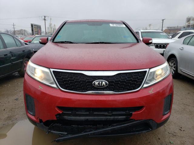 5XYKT3A67FG661404 - 2015 KIA SORENTO LX RED photo 5