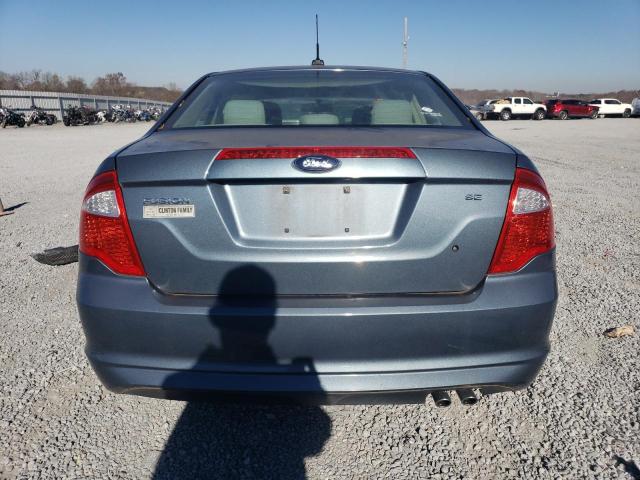 3FAHP0HA3CR359560 - 2012 FORD FUSION SE TEAL photo 6