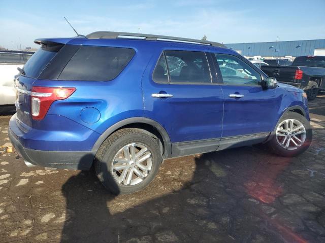 1FM5K8B87FGA29220 - 2015 FORD EXPLORER BLUE photo 3