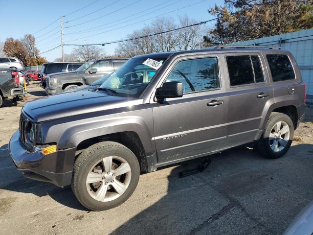 1C4NJRFB3HD173936 - 2017 JEEP PATRIOT LATITUDE GRAY photo 1