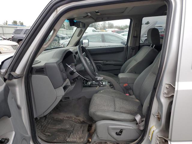 1J8HG48K57C690664 - 2007 JEEP COMMANDER SILVER photo 7