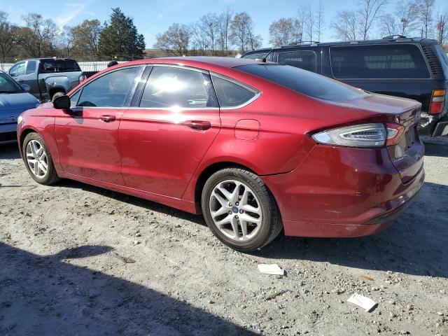 3FA6P0H72GR101760 - 2016 FORD FUSION SE RED photo 2