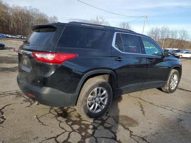 1GNEVGKW4MJ124071 - 2021 CHEVROLET TRAVERSE LT BLACK photo 3