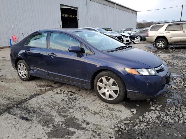 2HGFA16568H511530 - 2008 HONDA CIVIC LX BLUE photo 4