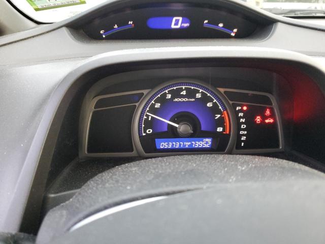 2HGFA16568H511530 - 2008 HONDA CIVIC LX BLUE photo 9