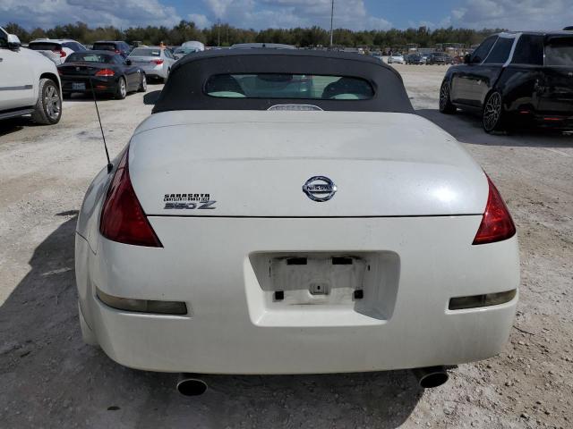 JN1AZ36A14M253406 - 2004 NISSAN 350Z ROADSTER WHITE photo 6